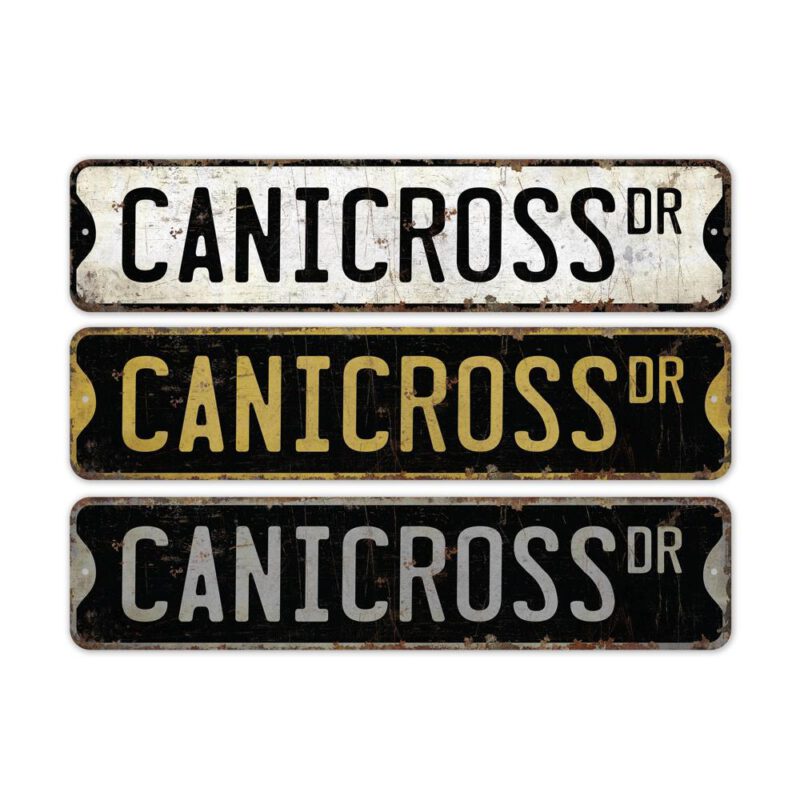 Canicross-Premium-Quality-Rustic-Metal-Sign-2