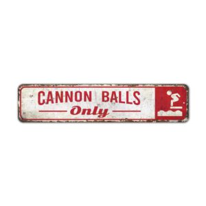 Cannon-Balls-Only-Sign-Premium-Quality-Rustic-Metal-Sign-2