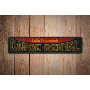 Canoe-Rental-Sign-Premium-Quality-Rustic-Metal-Sign-Images