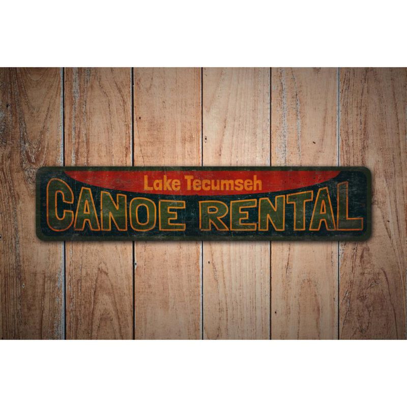 Canoe-Rental-Sign-Premium-Quality-Rustic-Metal-Sign-Images