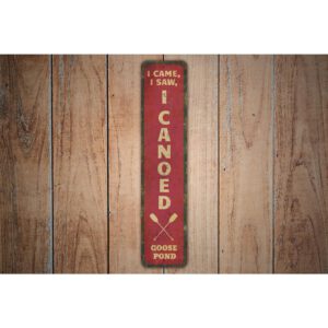 Canoed-Sign-Premium-Quality-Rustic-Metal-Sign-Images