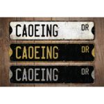 Canoeing-Premium-Quality-Rustic-Metal-Sign-Images