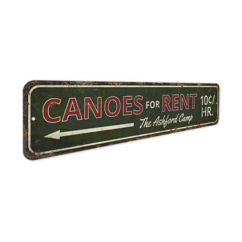 Canoes-for-Rent-Premium-Quality-Rustic-Metal-Sign-3