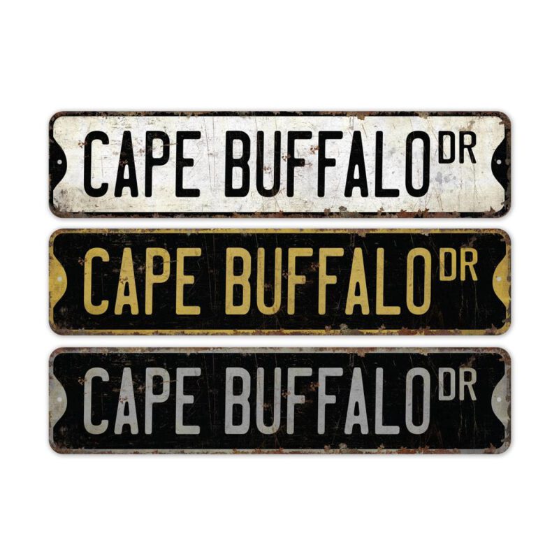 Cape-Buffalo-Premium-Quality-Rustic-Metal-Sign-2