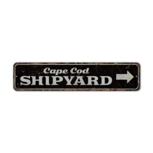 Cape-Cod-Shipyard-Premium-Quality-Rustic-Metal-Sign-2