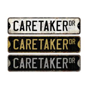 Caretaker-Premium-Quality-Rustic-Metal-Sign-2