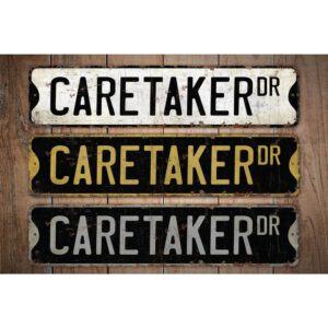 Caretaker-Premium-Quality-Rustic-Metal-Sign-Images