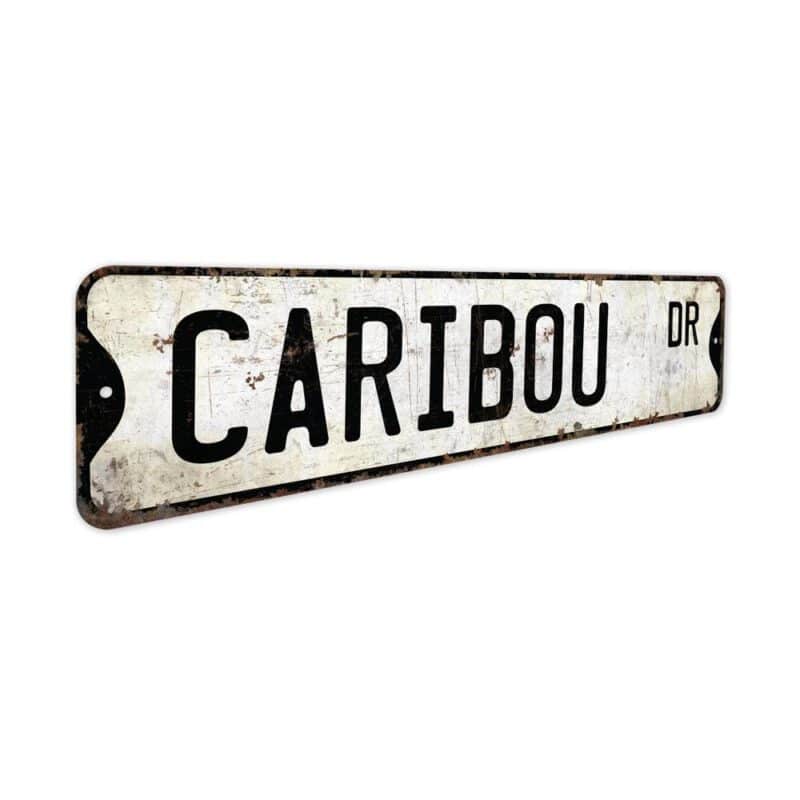 Caribou-Premium-Quality-Rustic-Metal-Sign-3