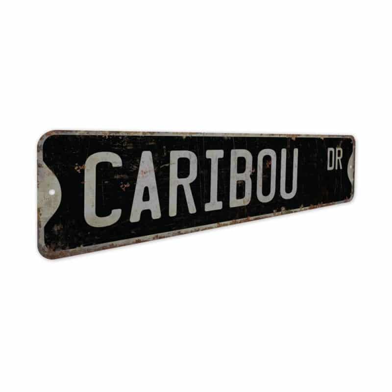 Caribou-Premium-Quality-Rustic-Metal-Sign-7