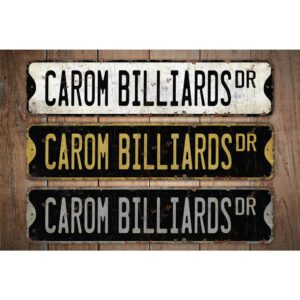 Carom-Billiards-Premium-Quality-Rustic-Metal-Sign-Images