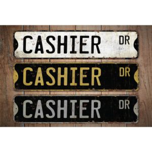 Cashier-Premium-Quality-Rustic-Metal-Sign-Images