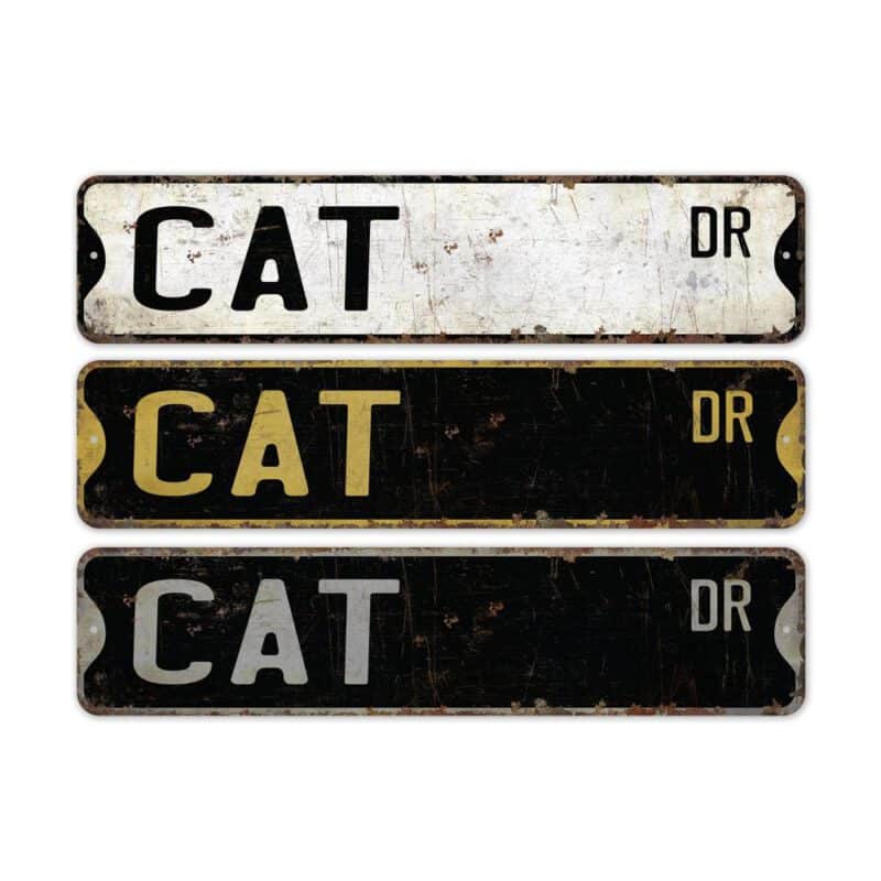 Cat-Premium-Quality-Rustic-Metal-Sign-2