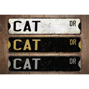 Cat-Premium-Quality-Rustic-Metal-Sign-Images