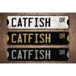 Catfish-Premium-Quality-Rustic-Metal-Sign-Images