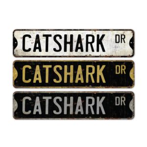 Catshark-Premium-Quality-Rustic-Metal-Sign-2