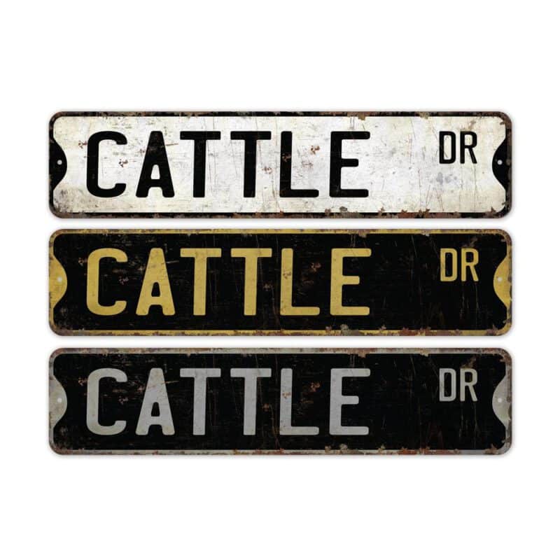 Cattle-Premium-Quality-Rustic-Metal-Sign-2