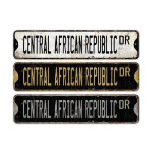 Central-African-Republic-Premium-Quality-Rustic-Metal-Sign-2