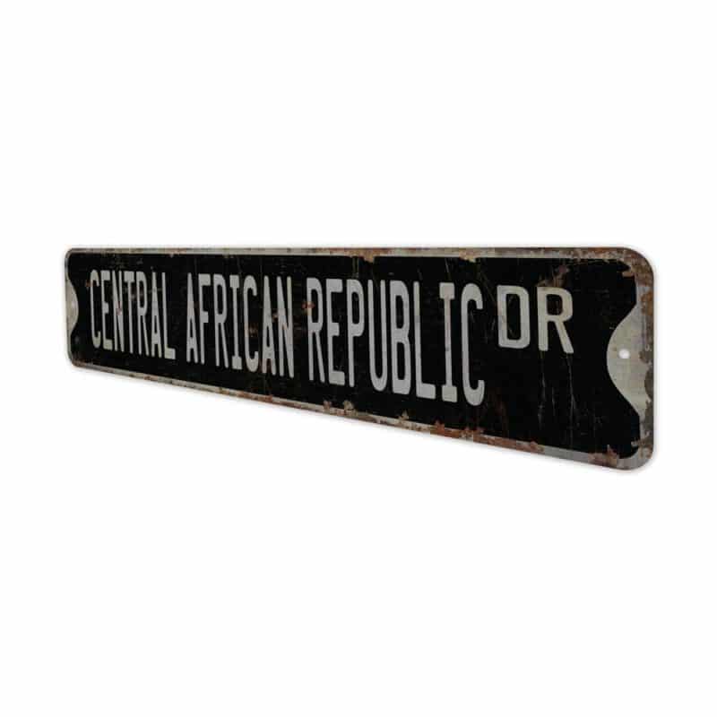 Central-African-Republic-Premium-Quality-Rustic-Metal-Sign-8