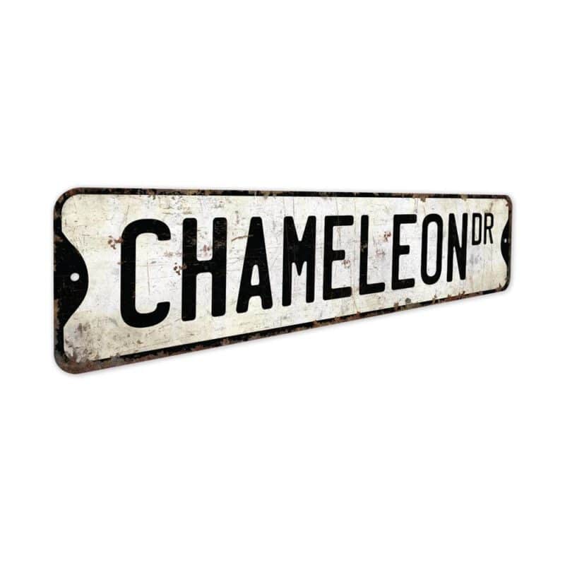 Chameleon-Premium-Quality-Rustic-Metal-Sign-3