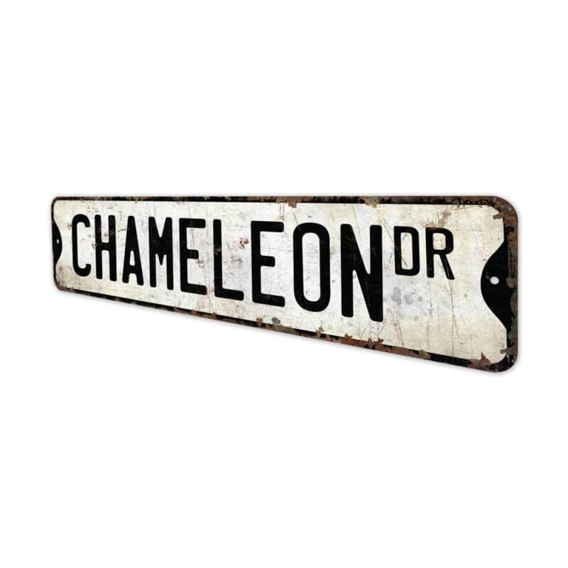 Chameleon-Premium-Quality-Rustic-Metal-Sign-4