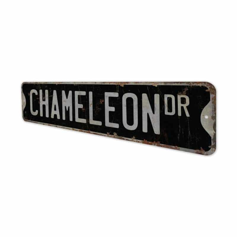 Chameleon-Premium-Quality-Rustic-Metal-Sign-8