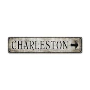 Charleston-Arrow-Sign-Premium-Quality-Rustic-Metal-Sign-2