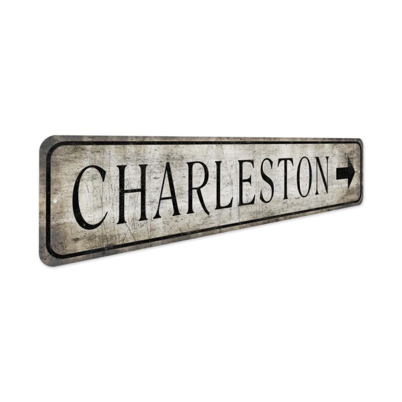 Charleston-Arrow-Sign-Premium-Quality-Rustic-Metal-Sign-3