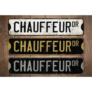 Chauffeur-Premium-Quality-Rustic-Metal-Sign-Images