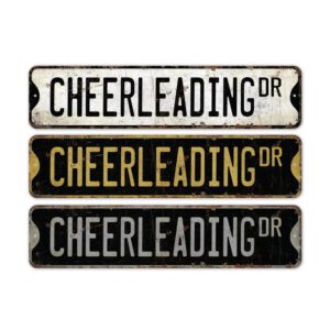 Cheerleading-Premium-Quality-Rustic-Metal-Sign-2