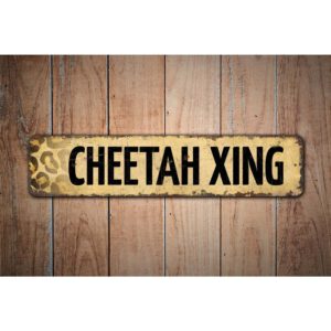 Cheetah-Xing-Premium-Quality-Rustic-Metal-Sign-Images