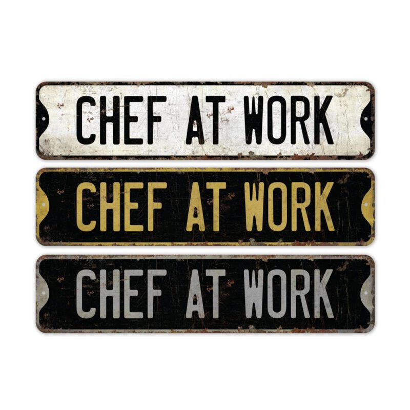 Chef-At-Work-Premium-Quality-Rustic-Metal-Sign-2