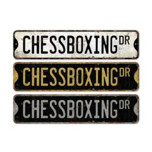 Chessboxing-Premium-Quality-Rustic-Metal-Sign-2