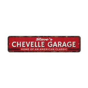 Chevelle-Garage-Sign-Premium-Quality-Rustic-Metal-Sign-2