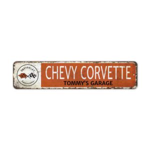 Chevy-Corvette-Sign-Premium-Quality-Rustic-Metal-Sign-2