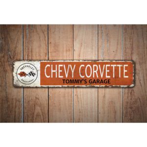 Chevy-Corvette-Sign-Premium-Quality-Rustic-Metal-Sign-Images