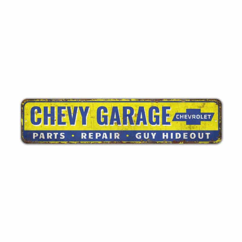 Chevy-Garage-Sign-Premium-Quality-Rustic-Metal-Sign-2