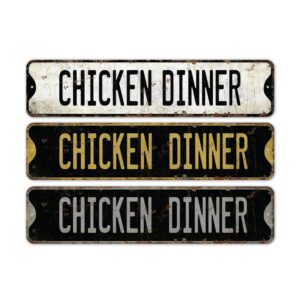 Chicken-Dinner-Premium-Quality-Rustic-Metal-Sign-2