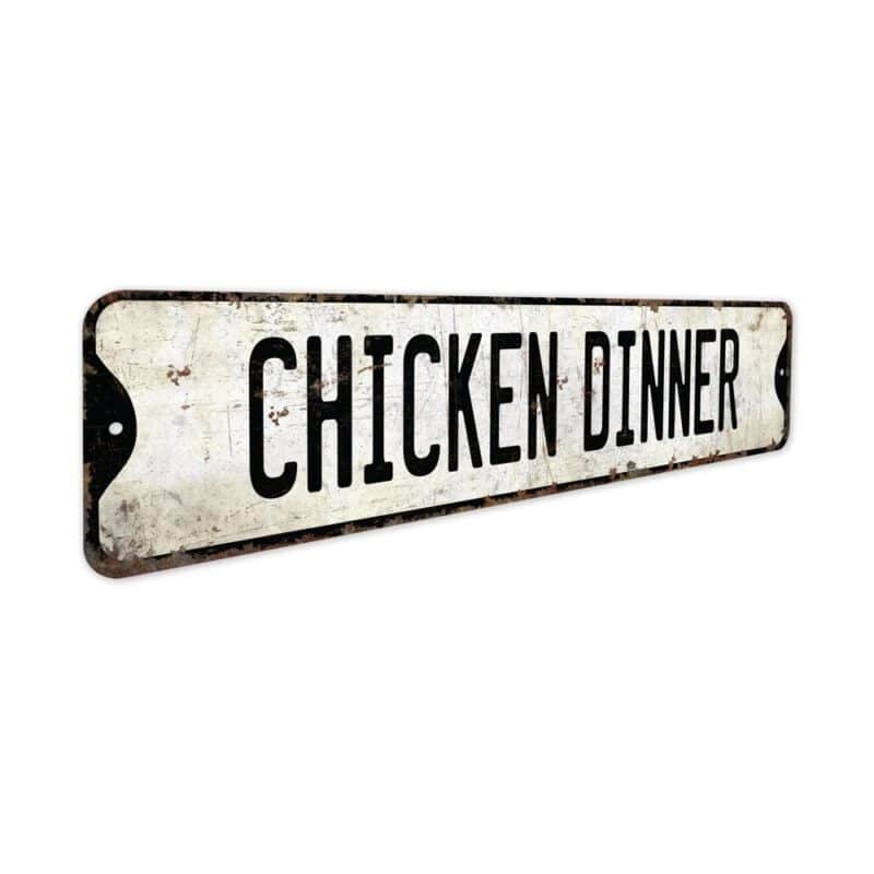 Chicken-Dinner-Premium-Quality-Rustic-Metal-Sign-3