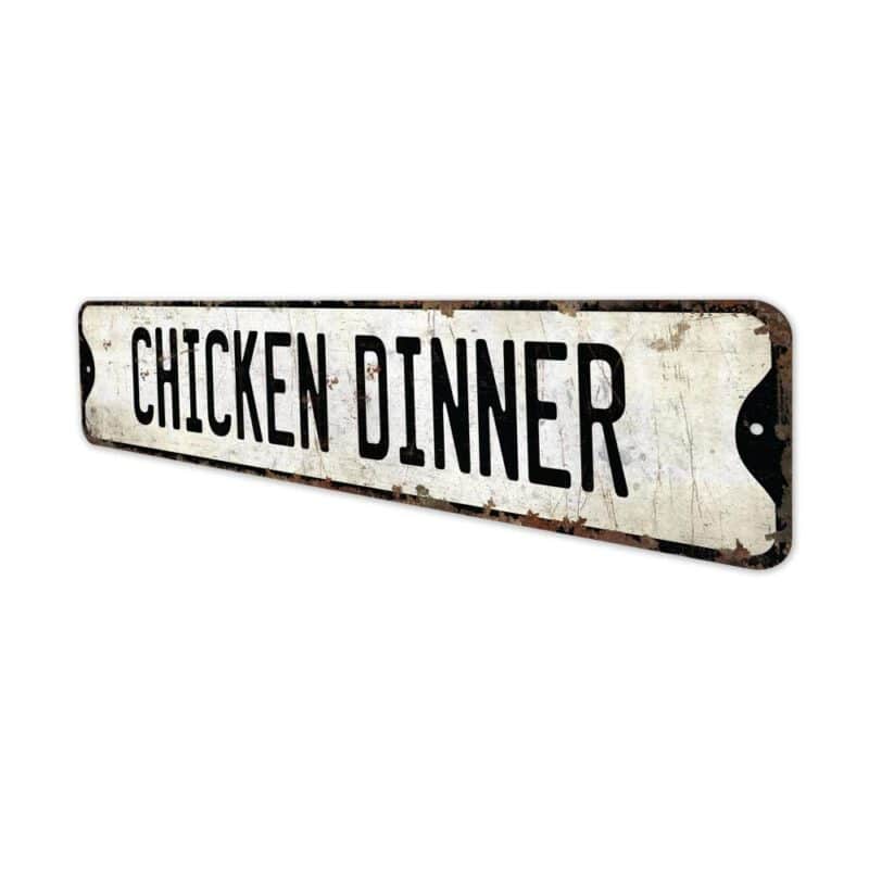 Chicken-Dinner-Premium-Quality-Rustic-Metal-Sign-4