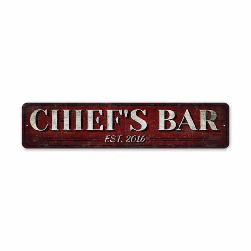 Chiefs-Bar-EST-Sign-Premium-Quality-Rustic-Metal-Sign-2