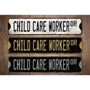 Child-Care-Worker-Premium-Quality-Rustic-Metal-Sign-Images