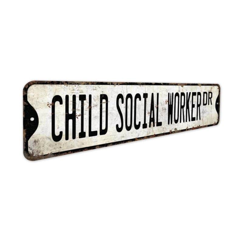 Child-Social-Worker-Premium-Quality-Rustic-Metal-Sign-3