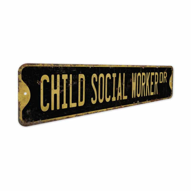 Child-Social-Worker-Premium-Quality-Rustic-Metal-Sign-5