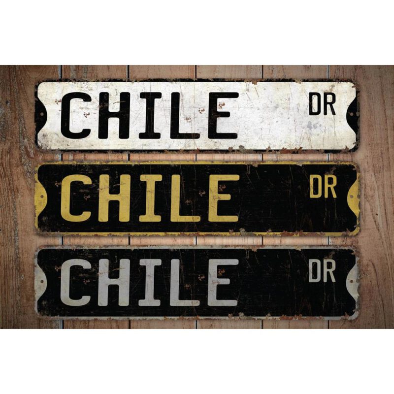 Chile-Premium-Quality-Rustic-Metal-Sign-Images