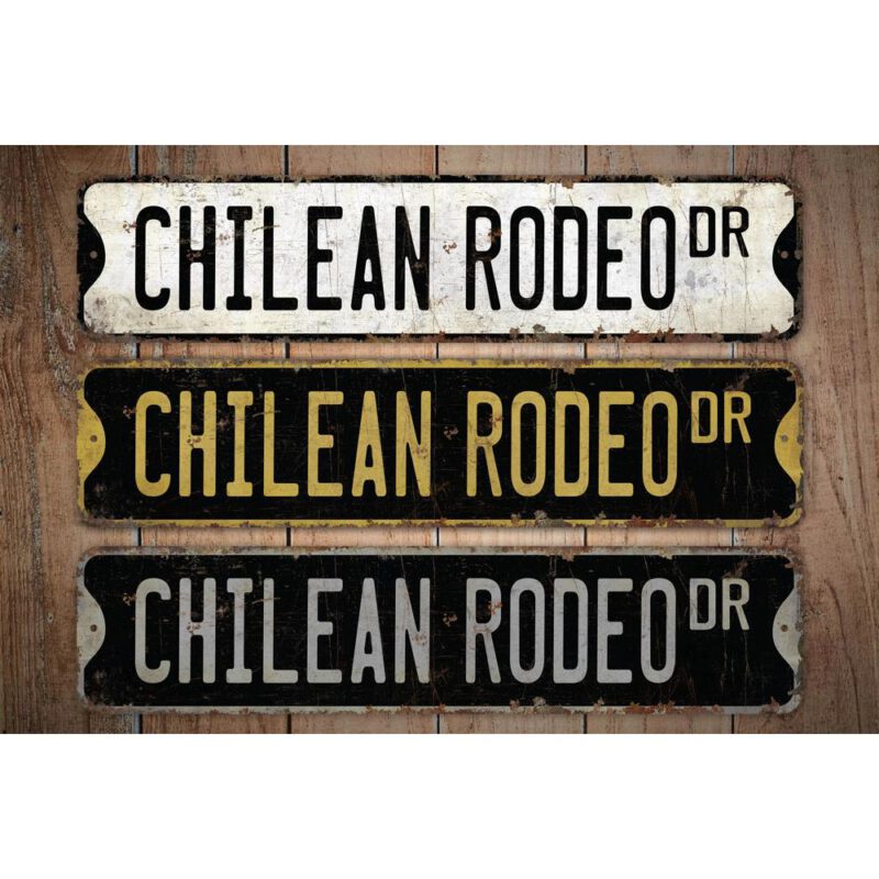 Chilean-Rodeo-Premium-Quality-Rustic-Metal-Sign-Images