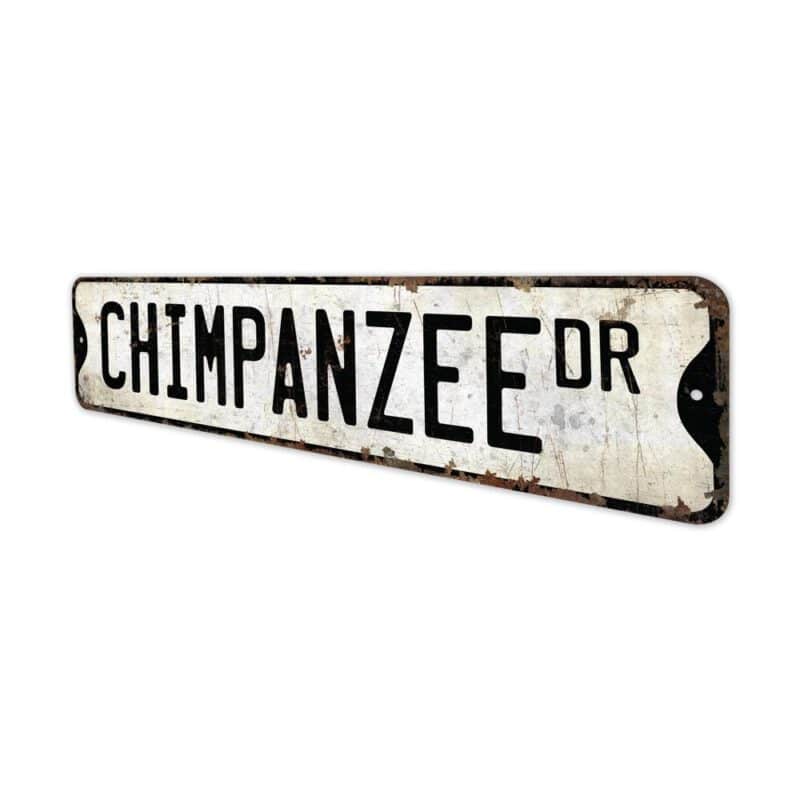 Chimpanzee-Premium-Quality-Rustic-Metal-Sign-4