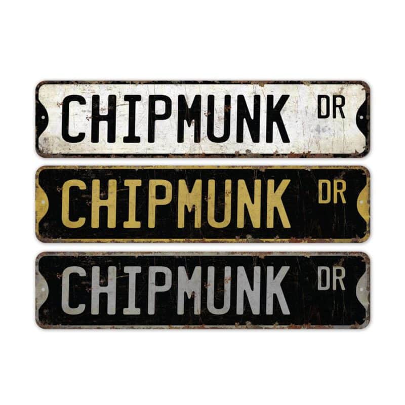 Chipmunk-Premium-Quality-Rustic-Metal-Sign-2