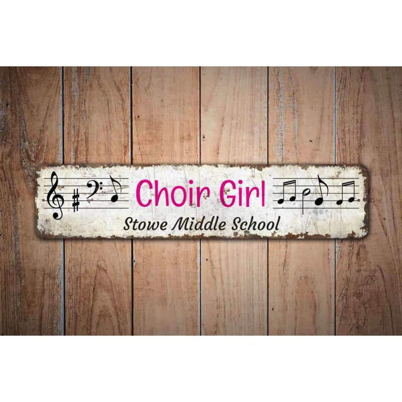 Choir-Girl-Premium-Quality-Rustic-Metal-Sign-Images