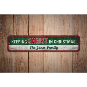 Christ-In-Christmas-Premium-Quality-Rustic-Metal-Sign-Images