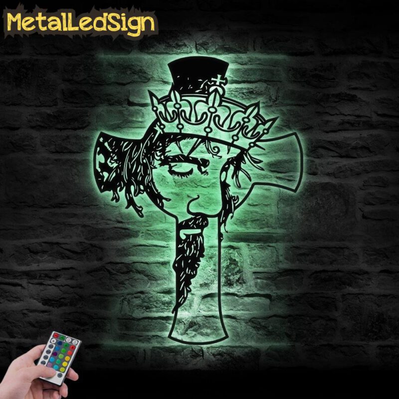 Christ-Jesus-King-of-Kings-Metal-Wall-Art-LED-Light-7.jpg